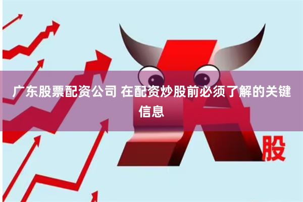 广东股票配资公司 在配资炒股前必须了解的关键信息