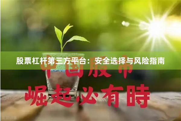 股票杠杆第三方平台：安全选择与风险指南
